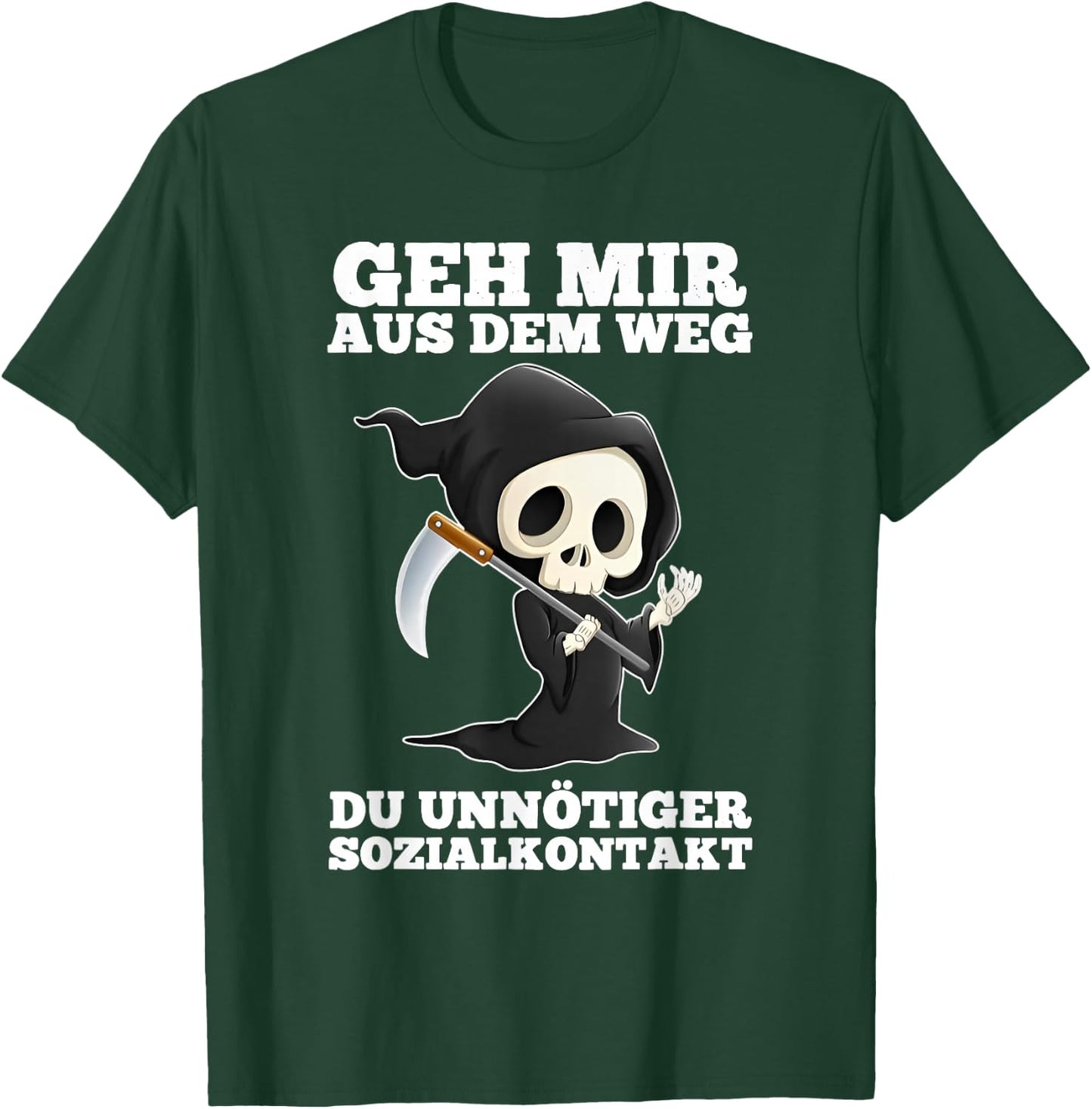 Geh mir aus dem weg du unnötiger sozialkontakt lustige T-Shirt - T-Shirt | Forest