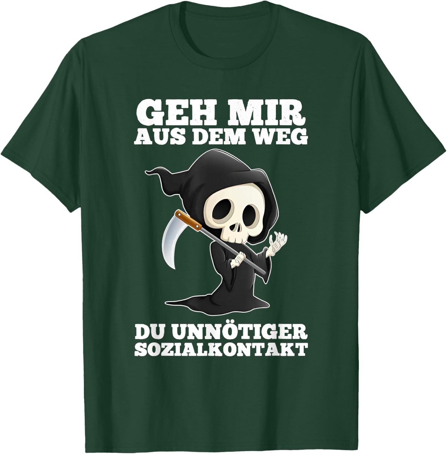 Geh mir aus dem weg du unnötiger sozialkontakt lustige T-Shirt - T-Shirt | Forest