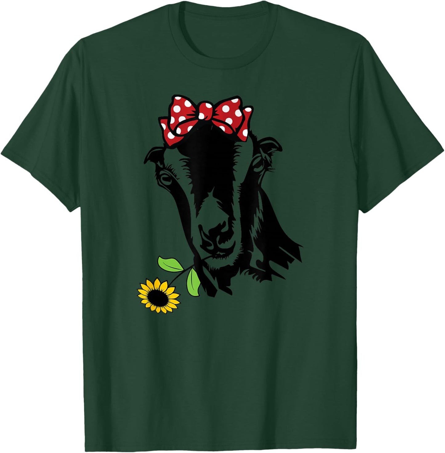 Lamancha Goat Sunflower Lamancha Goat Mama T-Shirt - T-Shirt | Forest