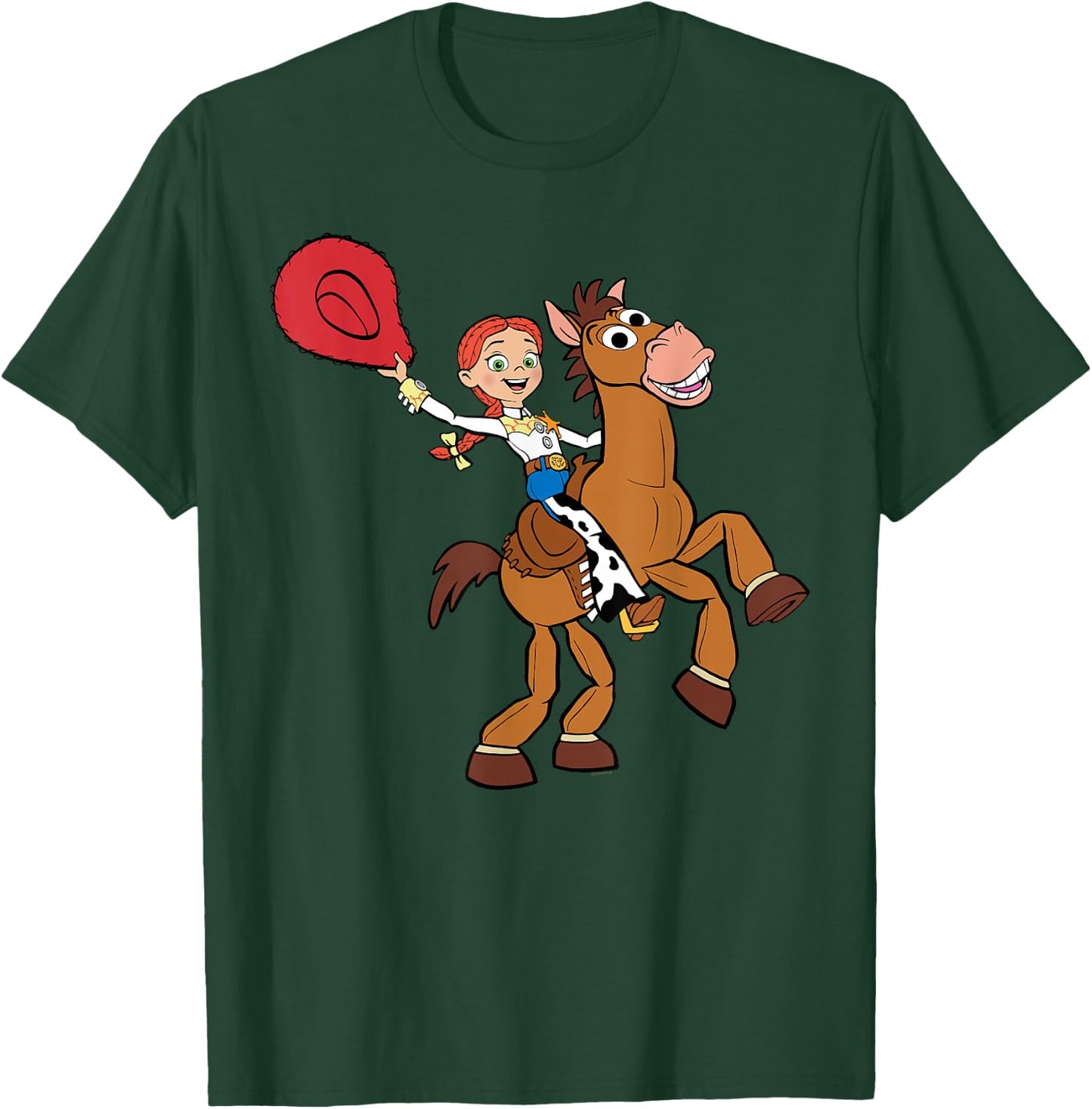 Disney and Pixar's Toy Story 5 Sheriff Jessie Bullseye Ride T-Shirt - T-Shirt | Forest