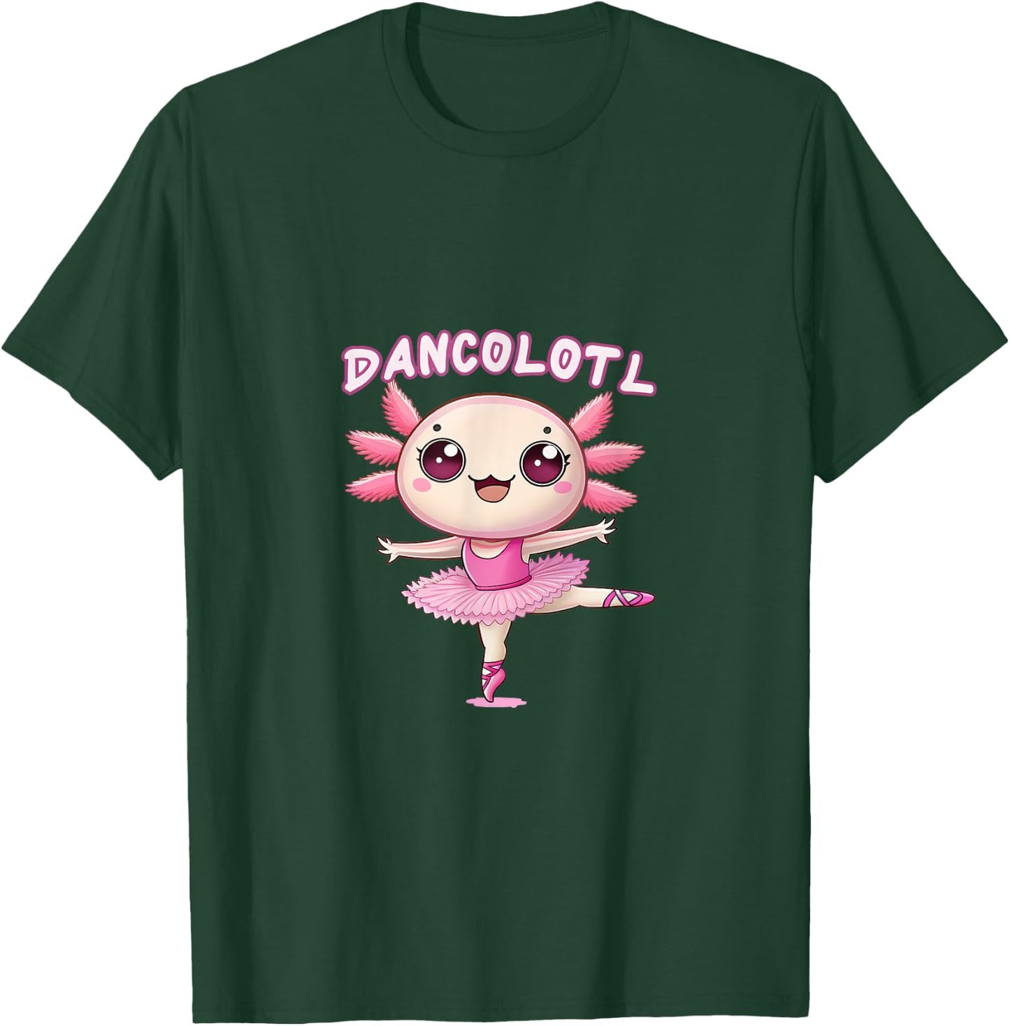 Funny Axolotl Dance Mommy For Girls Ballet Dance T-Shirt - T-Shirt | Forest