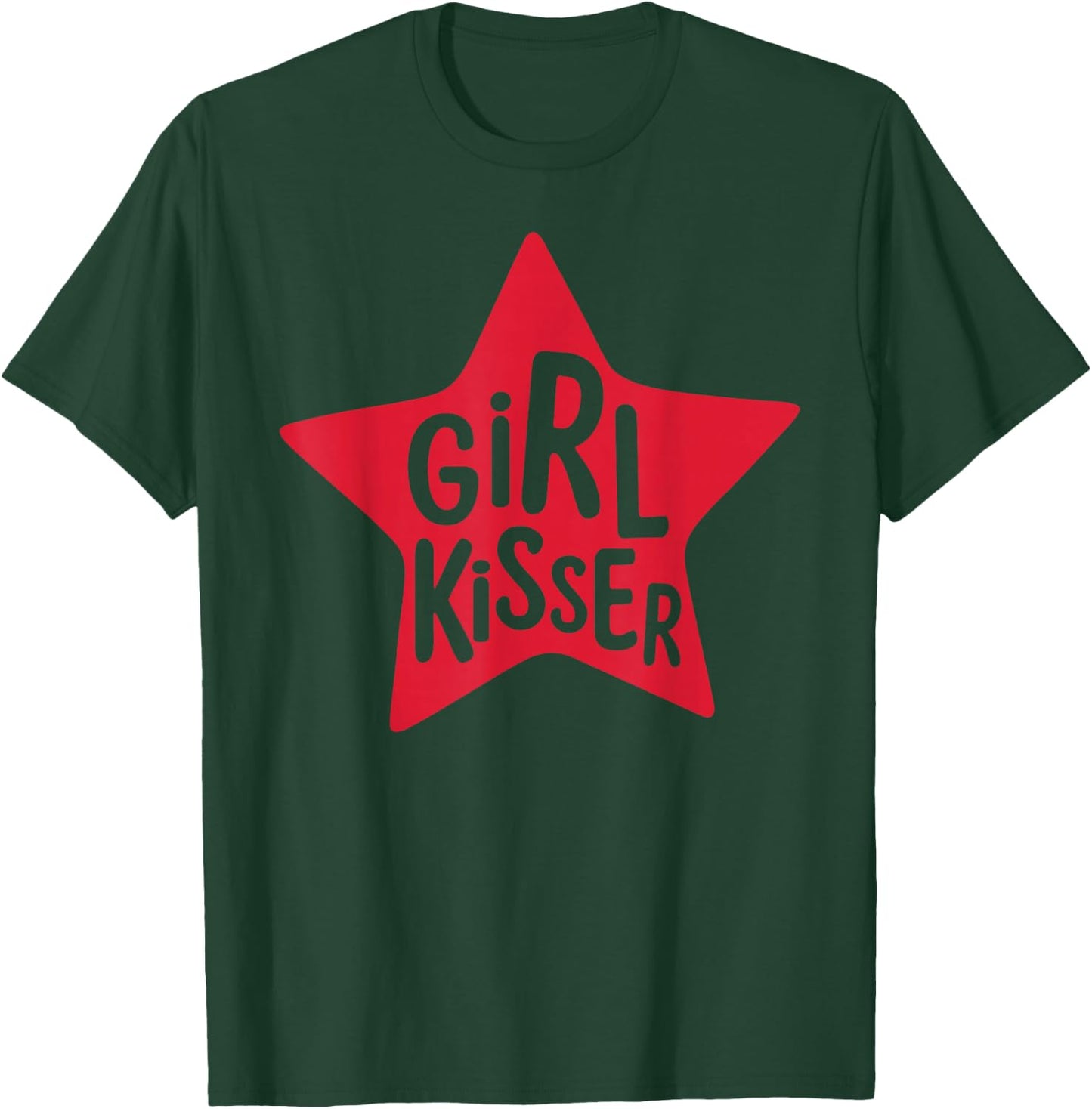 Girl Kisser Lesbian LGBT Gay Bisexual Trans Pride Pansexual T-Shirt - T-Shirt | Forest