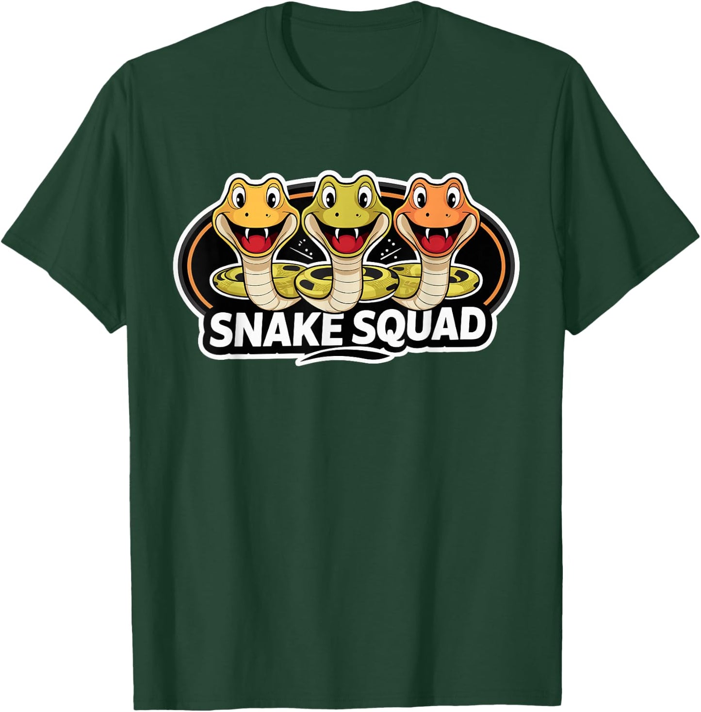 Snake Squad Design for Snake Lover Stuff | Kids Snake T-Shirt - T-Shirt | Forest