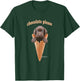 Chocolate Lab Puppy Ice Cream Cone Cute Dog Men Women Girls Kids T-Shirt - T-Shirt | Forest