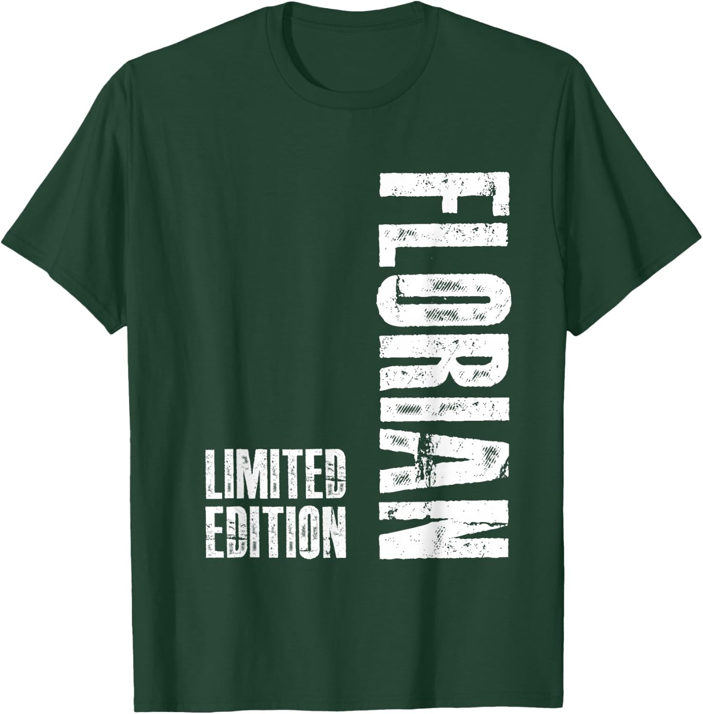Funny Florian Gift Personalised Birthday Florian , black T-Shirt - T-Shirt | Forest