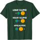 Lunar Eclipse Solar Eclipse Apocalypse Science Gift T-Shirt - T-Shirt | Forest
