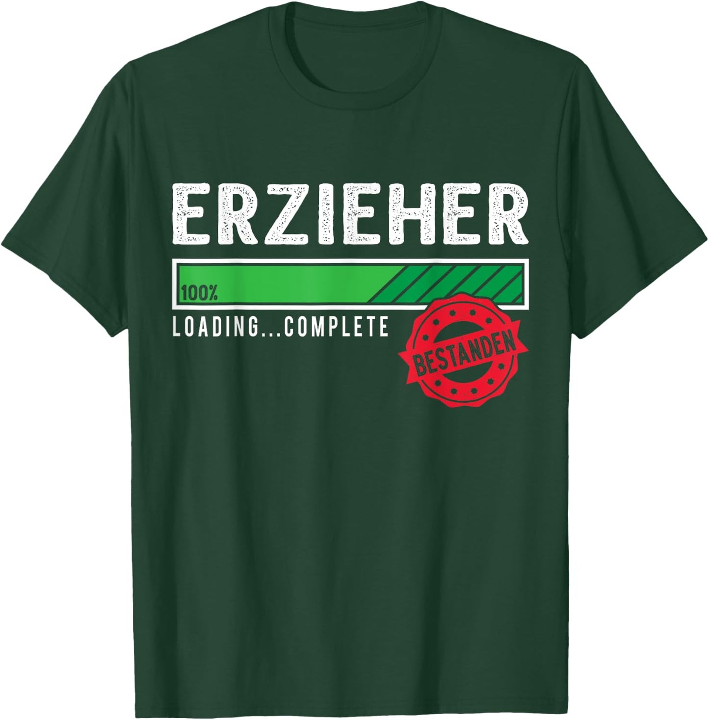 Erzieher Ausbildung Prüfung Bestanden T-Shirt - T-Shirt | Forest