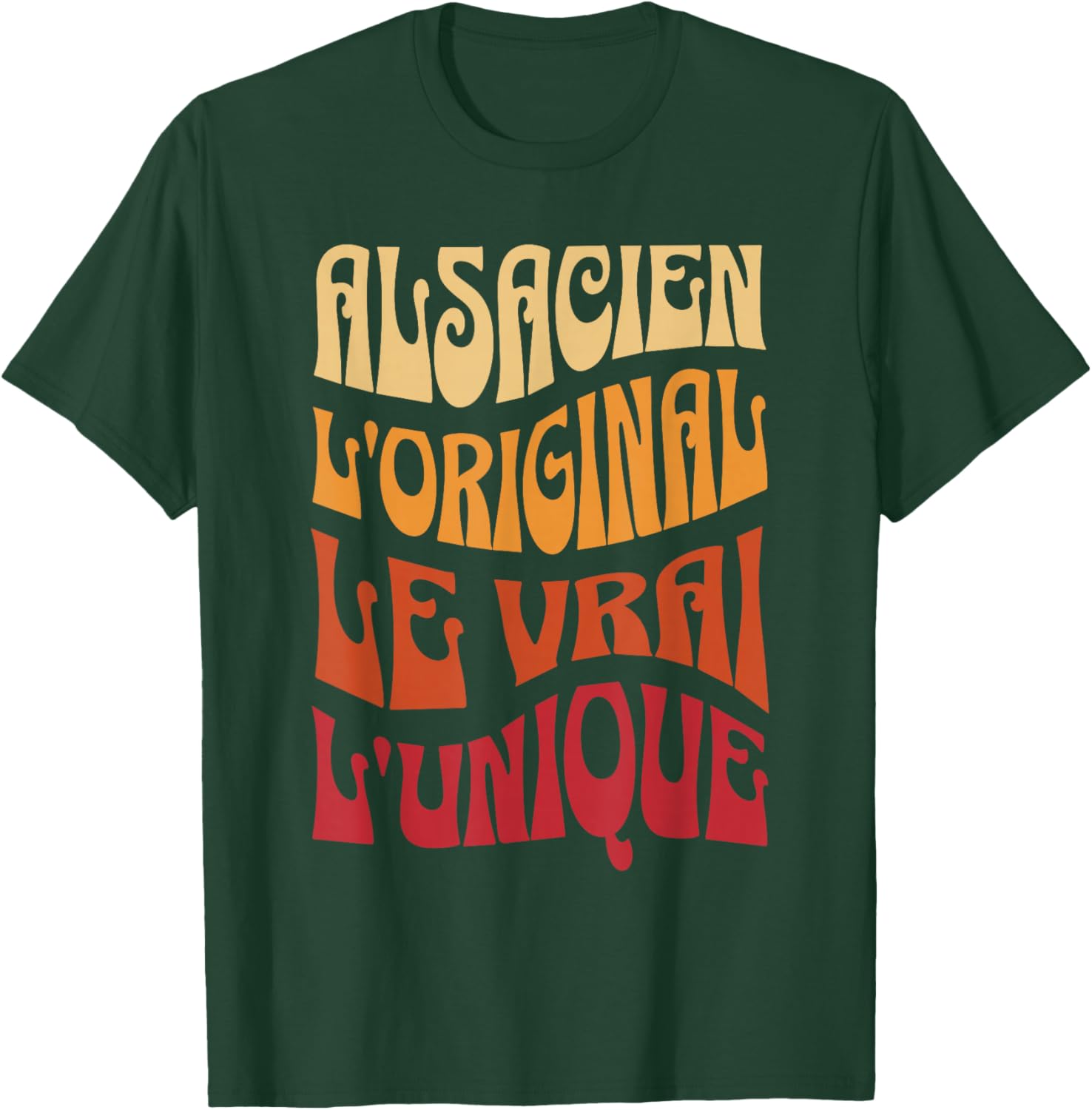 Alsatian the Original the True the Unique Gift Alsace , Black, S T-Shirt - T-Shirt | Forest