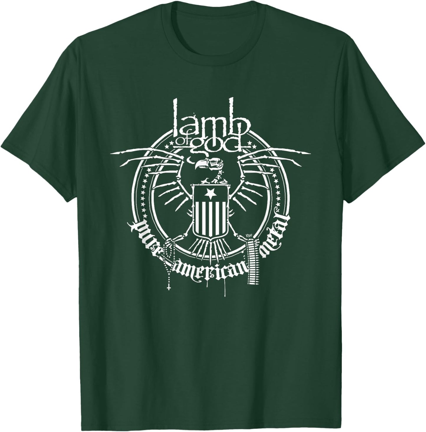 Lamb of God Skeleton Eagle T-Shirt - T-Shirt | Forest