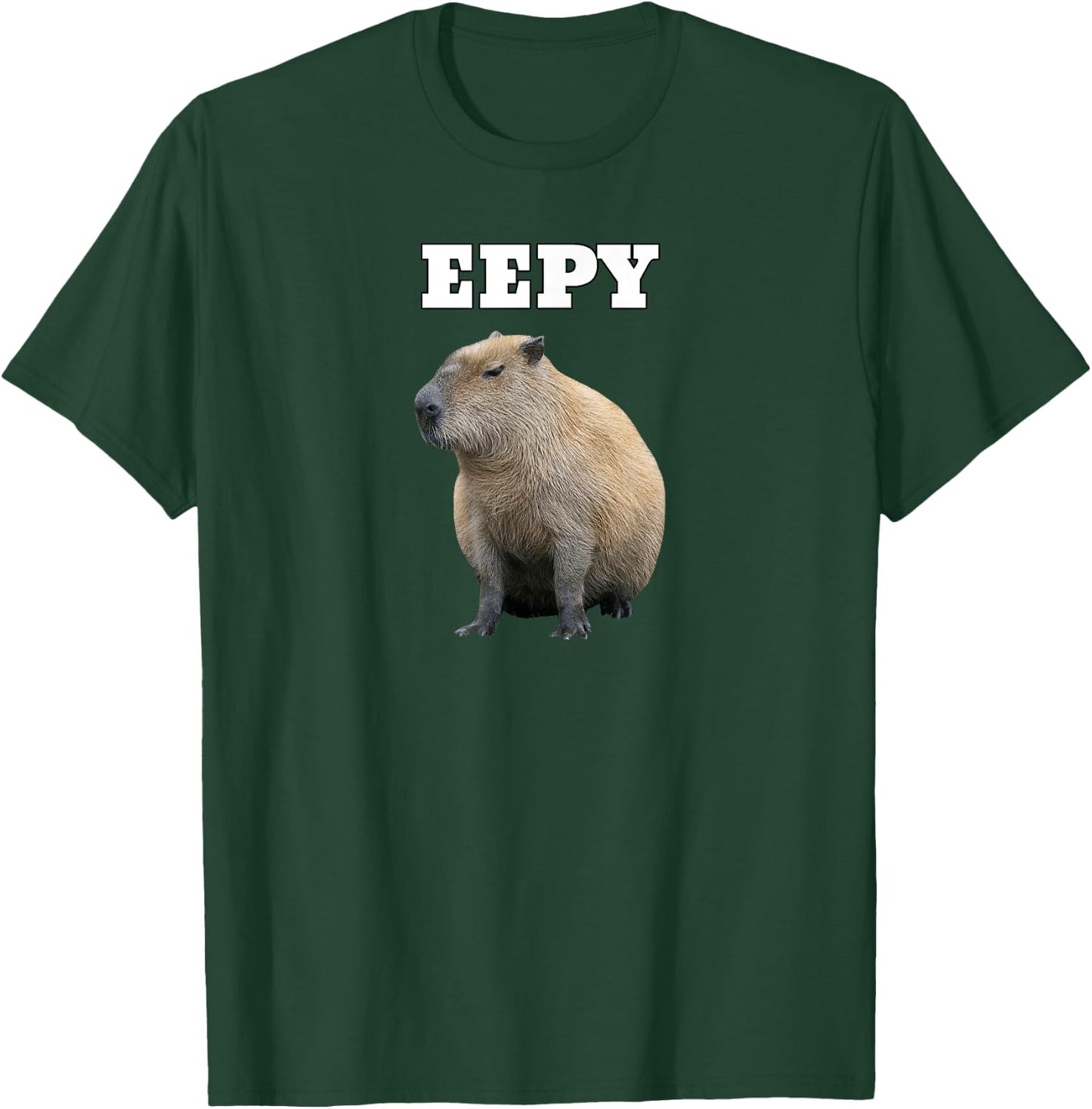 Eepy Capybara, Sleepy Capybara Meme T-Shirt - T-Shirt | Forest