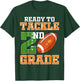Ready to Tackle 2nd Grade Football Player Second Grade Cheer T-Shirt - T-Shirt | Forest