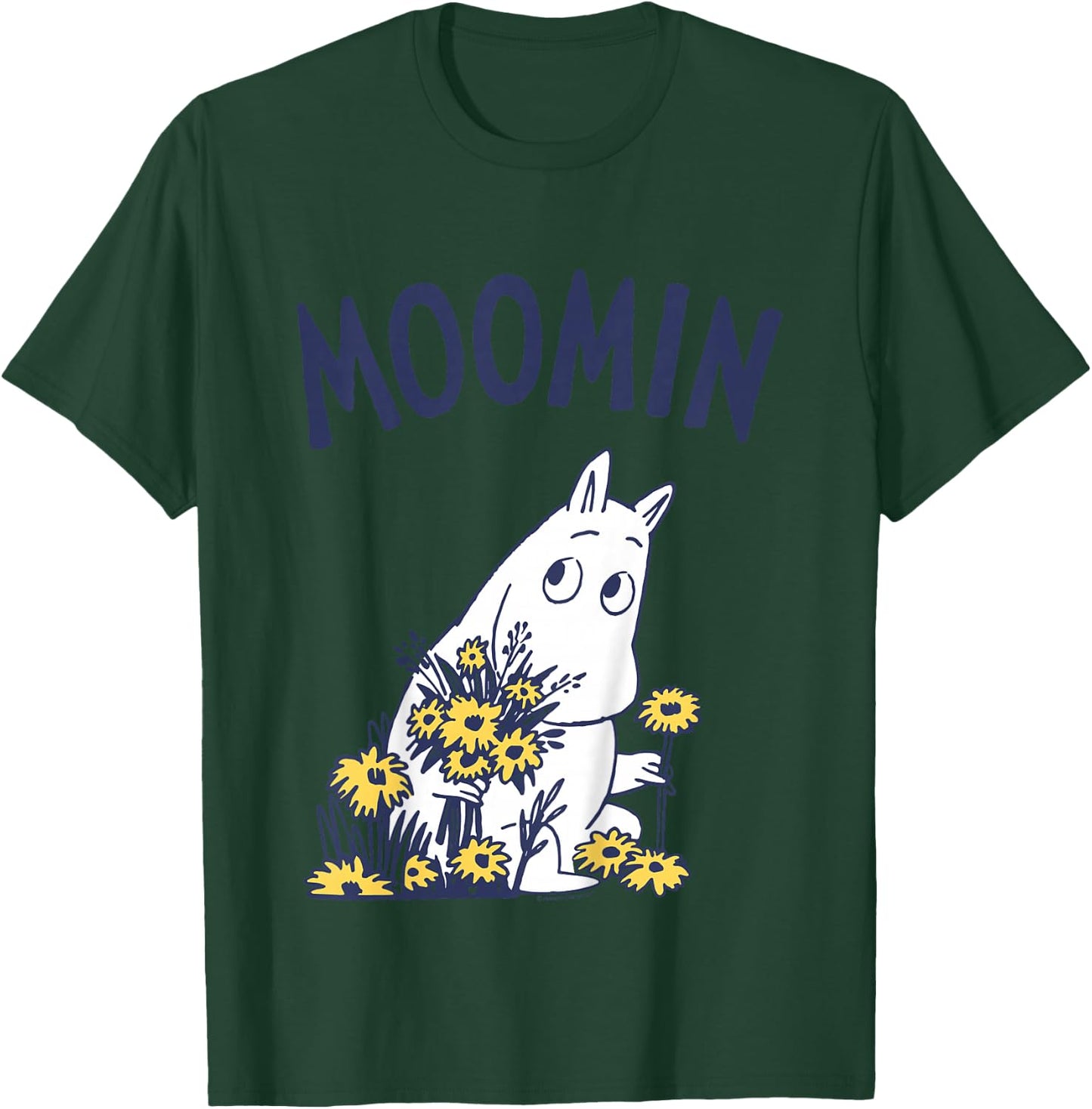 Kids MOOMIN Moomintroll Flowers Kids , white, 2 T-Shirt - T-Shirt | Forest