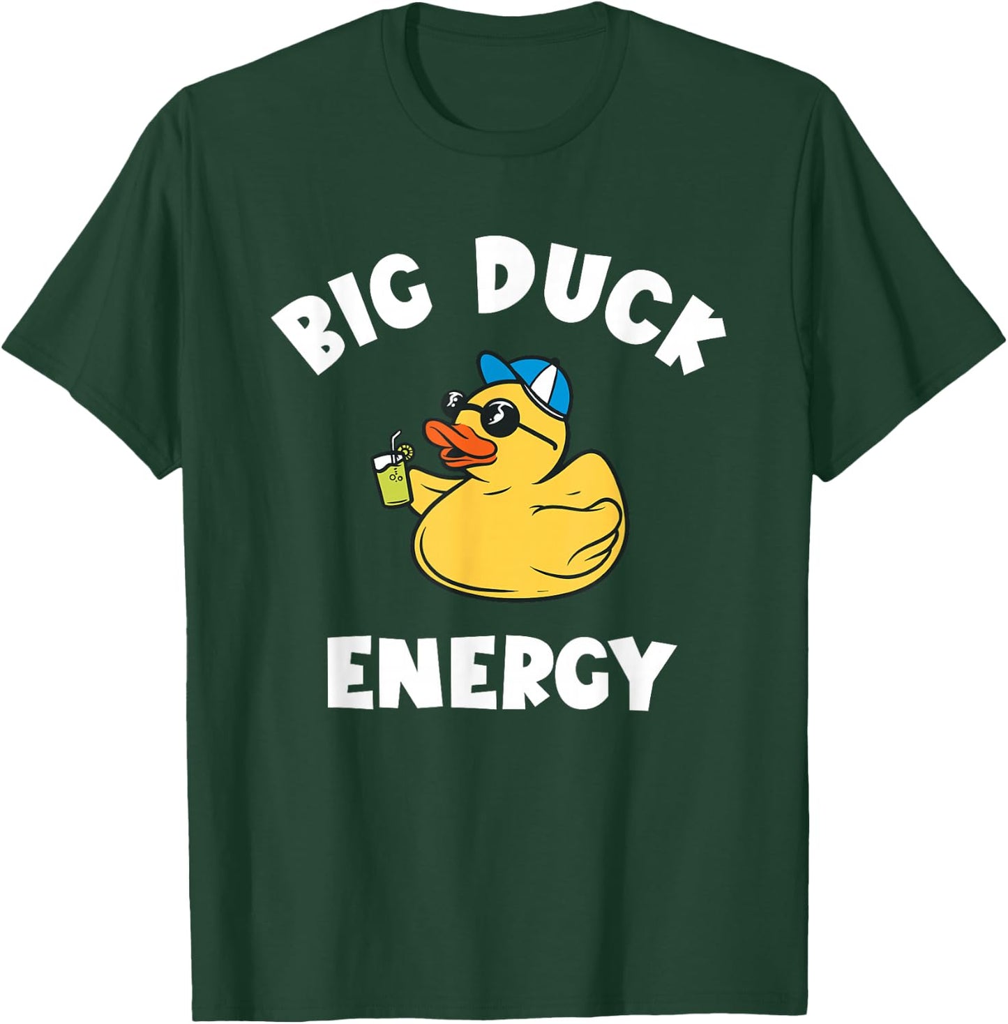 Rubber Duckie Big Duck Energy Rubber Ducky Rubber Duck T-Shirt - T-Shirt | Forest