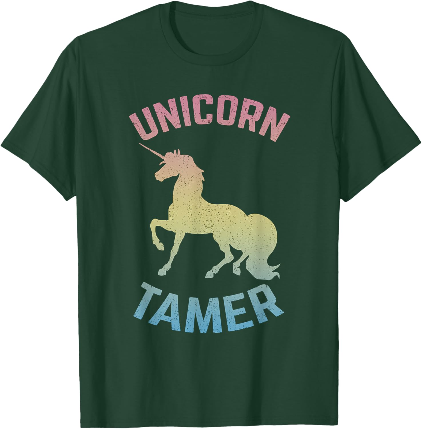 Awesome Girls UNICORN TAMER Rainbow T-Shirt - T-Shirt | Forest