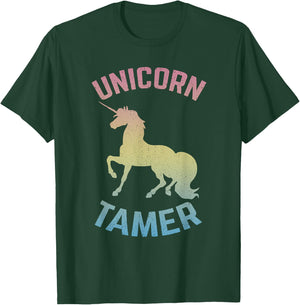 Awesome Girls UNICORN TAMER Rainbow T-Shirt - T-Shirt | Forest
