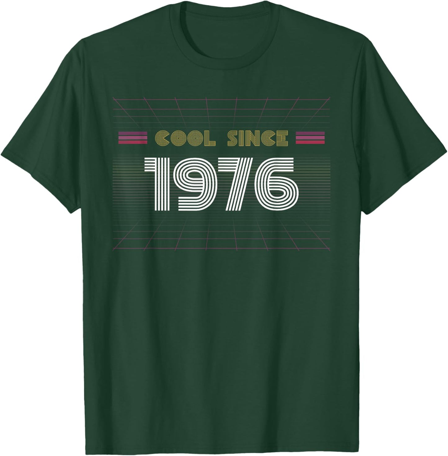 1976 Birthday , black, s T-Shirt - T-Shirt | Forest
