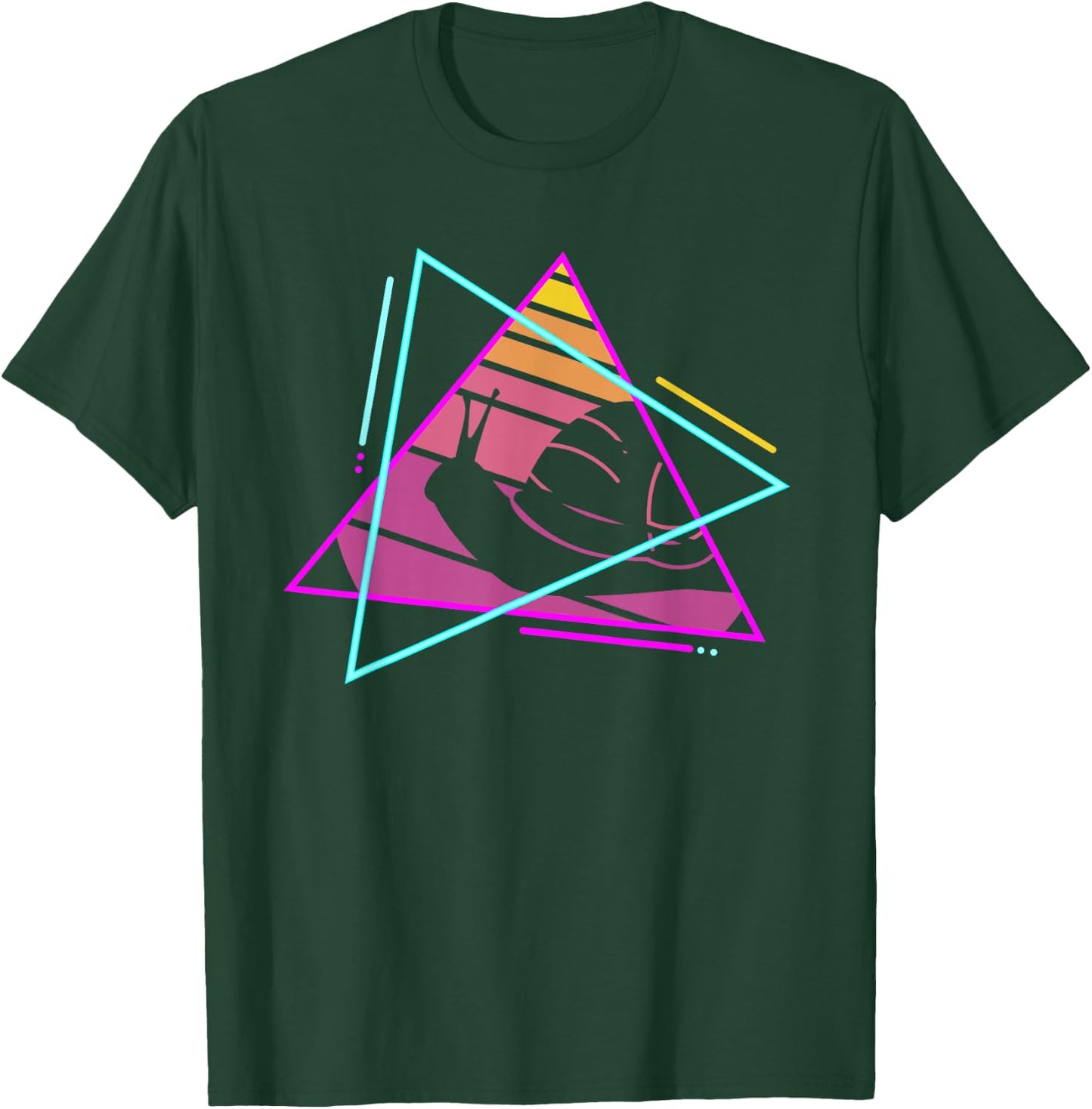 Retro Snail Snails Lover T-Shirt - T-Shirt | Forest