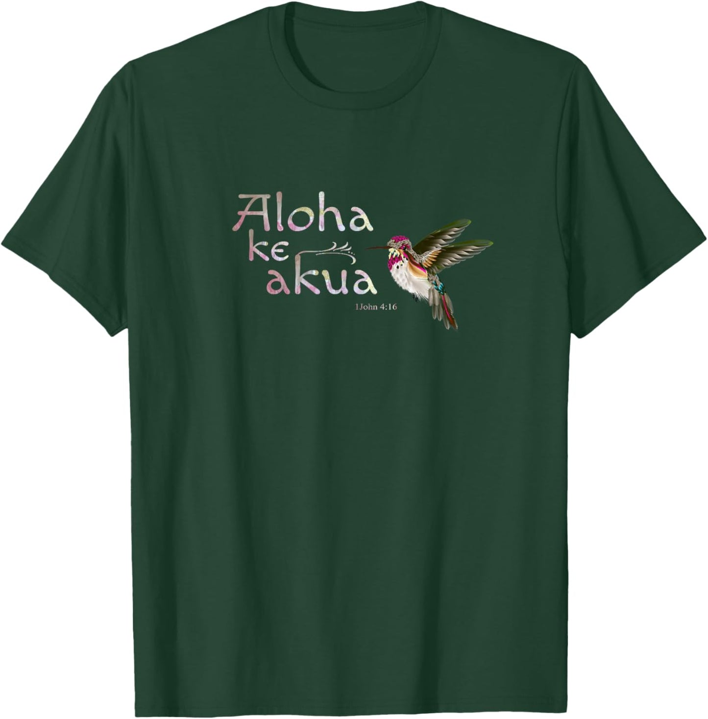 Christian Bible Verse God is Love Hawaiian Shirt T-Shirt - T-Shirt | Forest