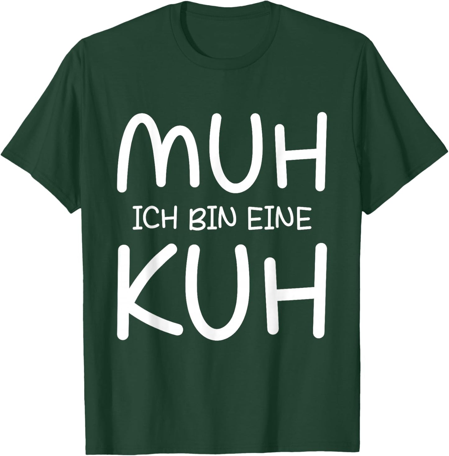 Cow Costume Carnival Costume Cow Muh Ich Bin Eine Kuh , black T-Shirt - T-Shirt | Forest