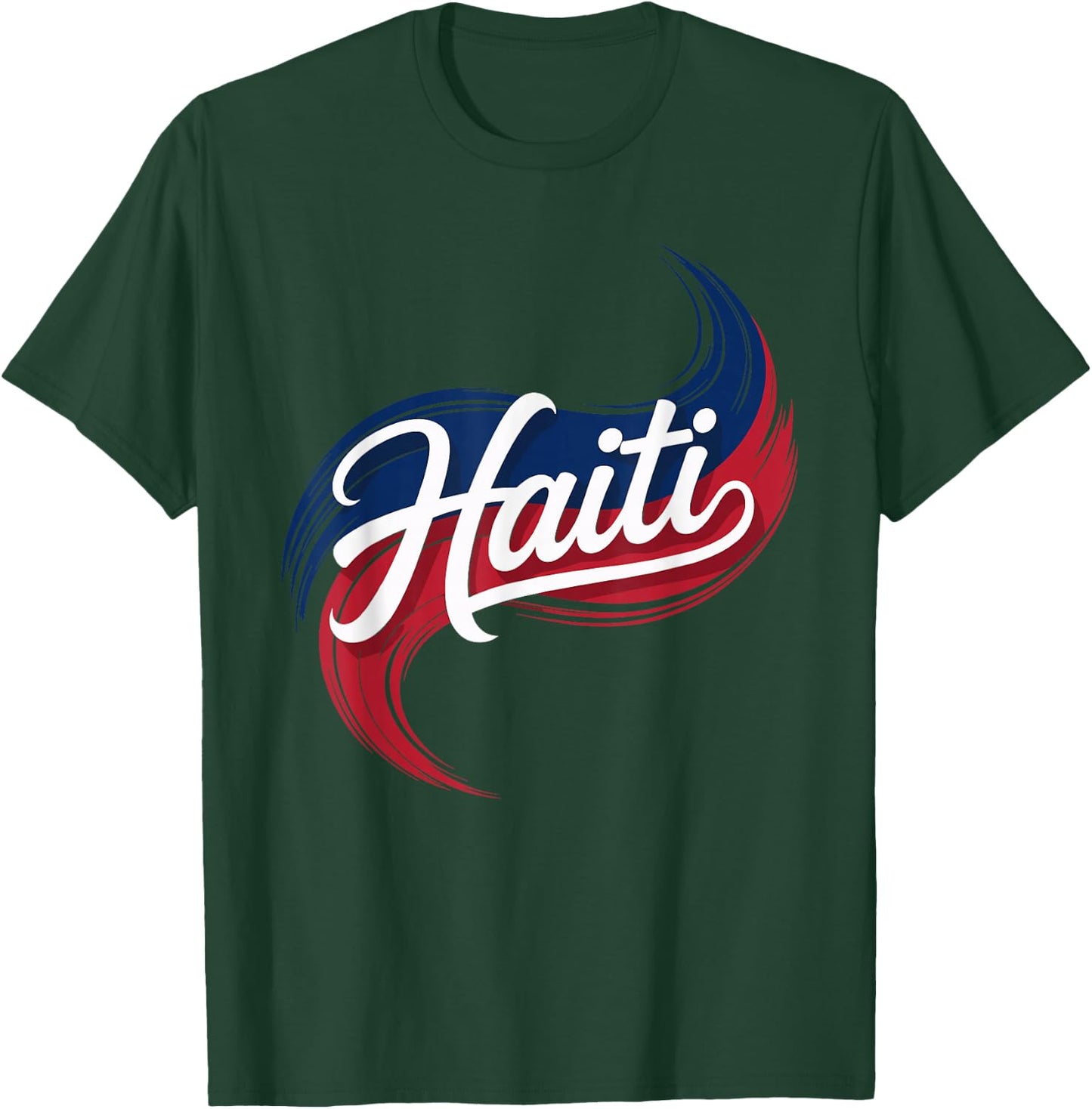 Haiti National Pride Inspired T-Shirt - T-Shirt | Forest