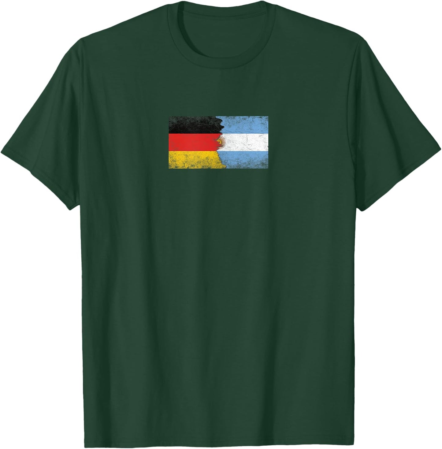 Deutschland & Argentinien Flaggen - Deutsch Argentinien, Argentinien T-Shirt - T-Shirt | Forest