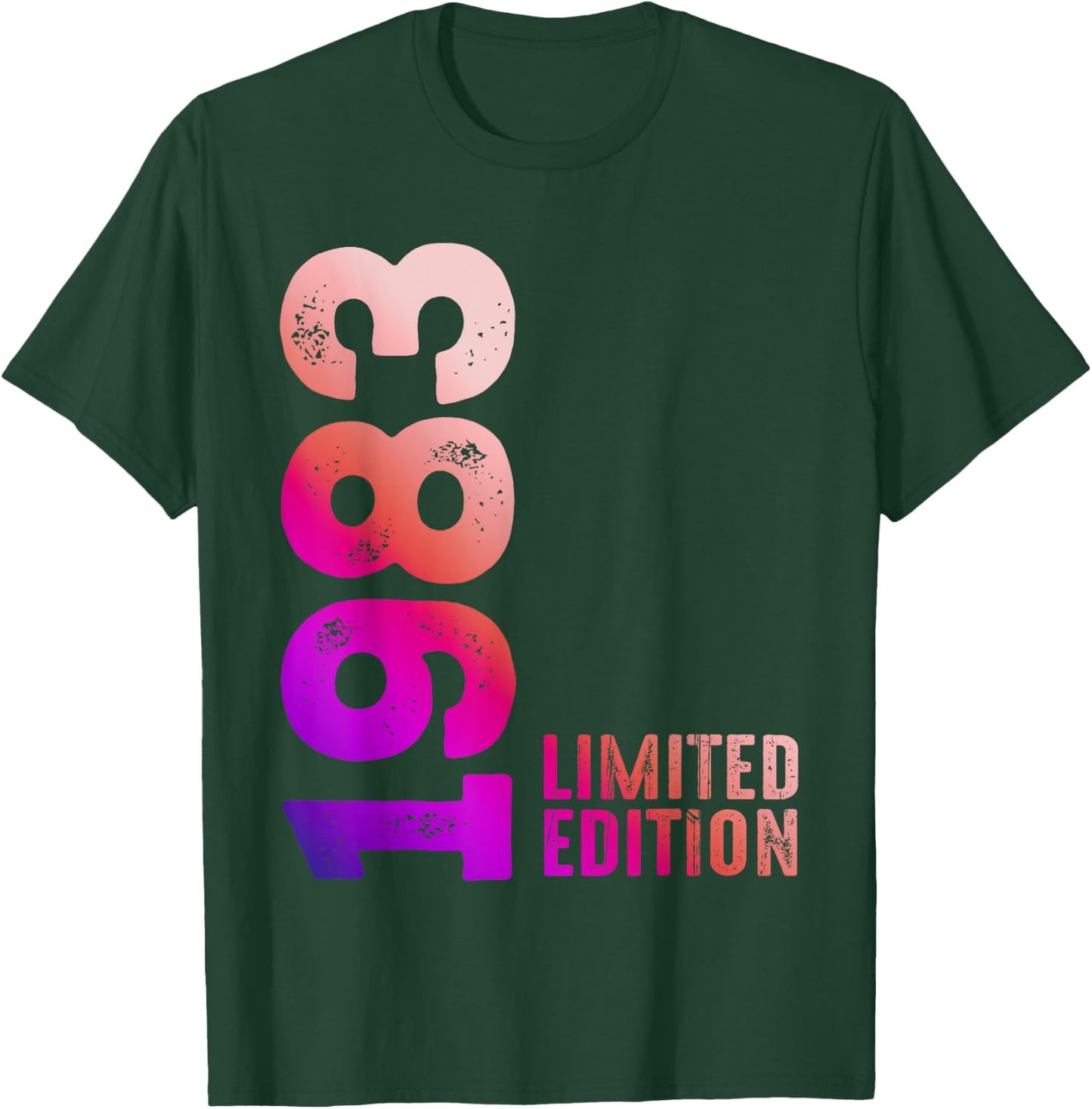 1983 Limited Edition 1983 Birthday Gift , Black, S T-Shirt - T-Shirt | Forest