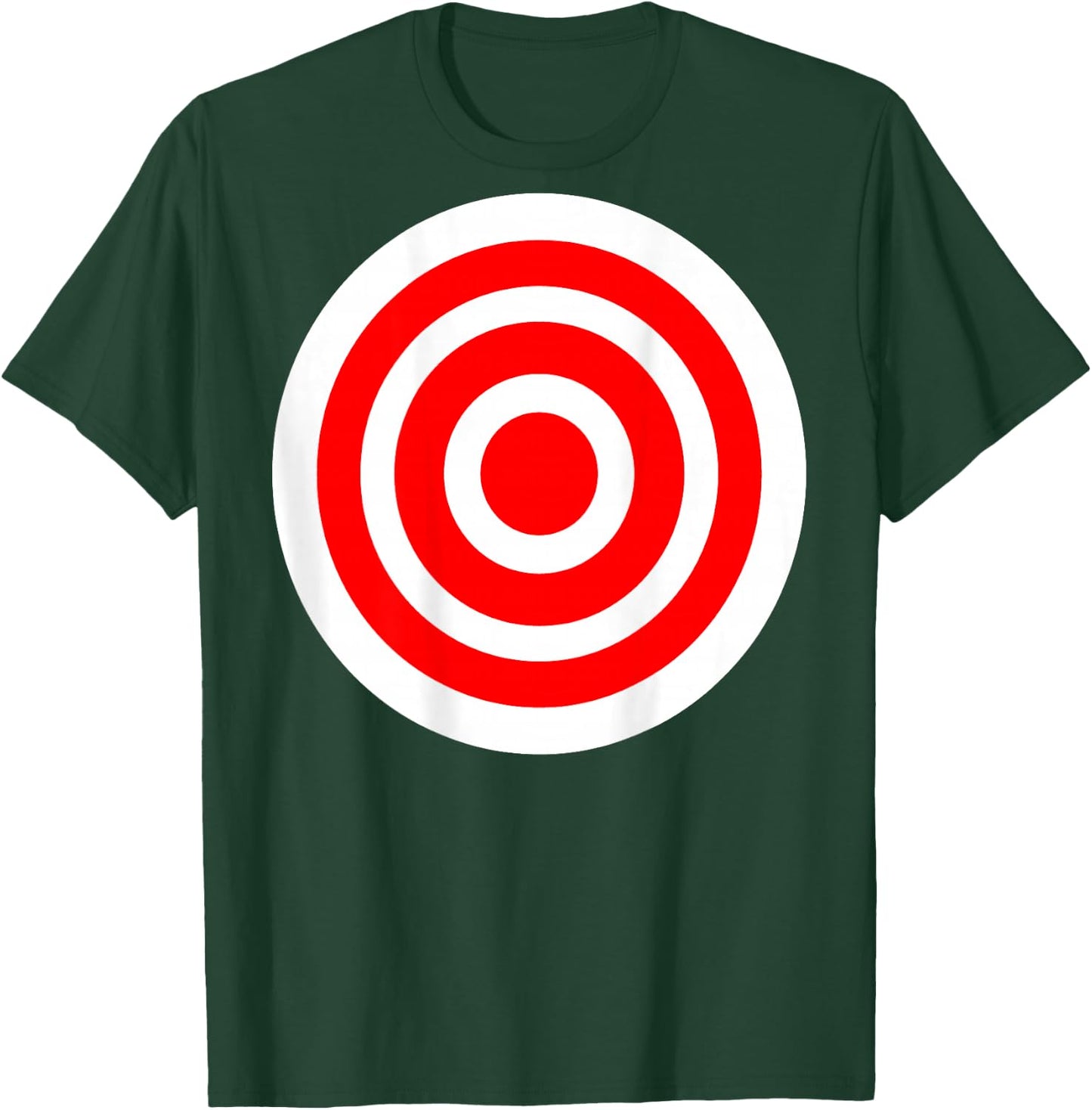 Target T Shirt Funny Printed on The Back Bulls Eye Gift T-Shirt - T-Shirt | Forest