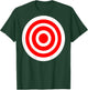 Target T Shirt Funny Printed on The Back Bulls Eye Gift T-Shirt - T-Shirt | Forest