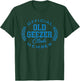 Old Geezer Club Funny Official Member Old Man Birthday T-Shirt - T-Shirt | Forest