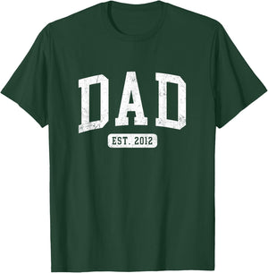 Dad Est 2012 Fathers Day Idea for Daddy T-Shirt - T-Shirt | Forest