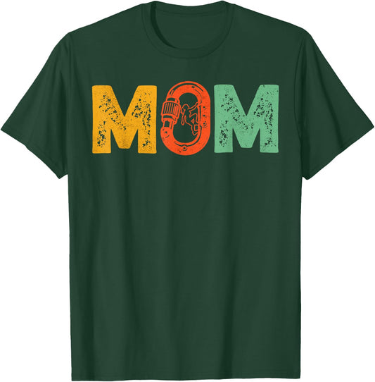 Indoor Rock Climbing Mom Mountain Climber Mother Bouldering T-Shirt - T-Shirt | Forest