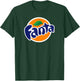 Fanta Circle Logo , Black T-Shirt - T-Shirt | Forest