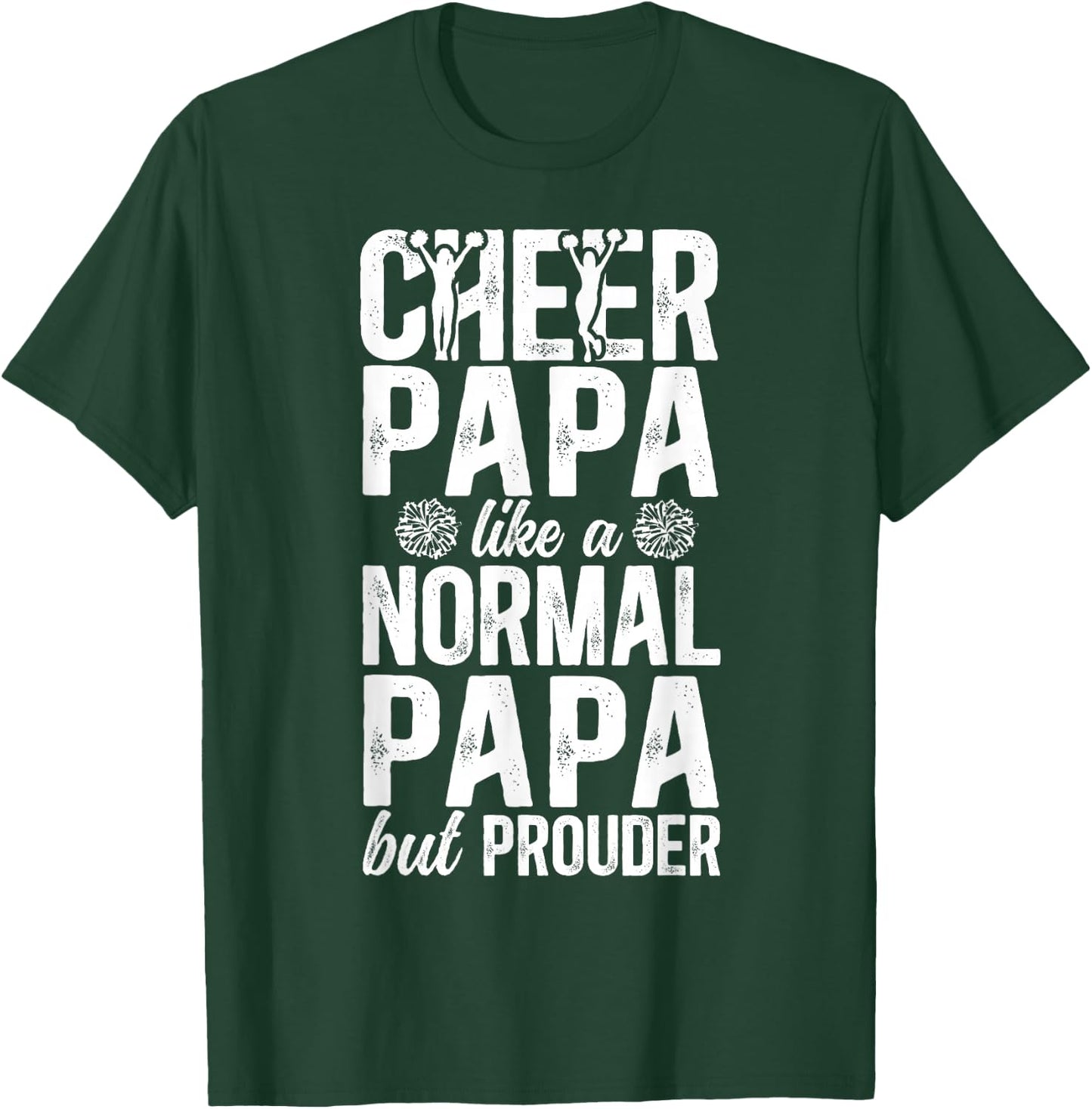 Cheer Papa Definition Papa Of A Cheerleader Papa T-Shirt - T-Shirt | Forest