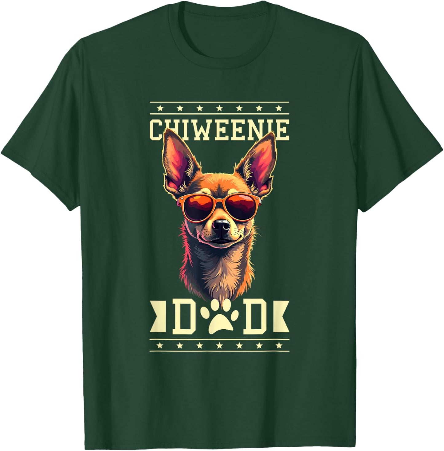Chiweenie Dad Chiweenies T-Shirt - T-Shirt | Forest