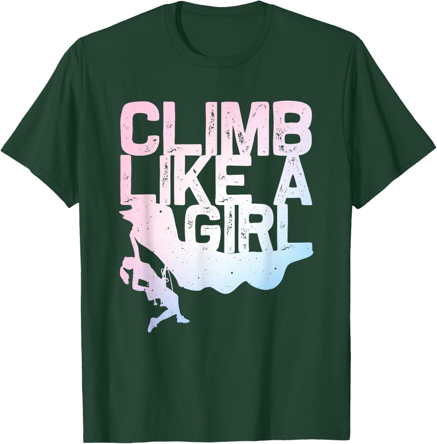 Funny Rock Climbing Design For Girls Women Kids Rock Climber T-Shirt - T-Shirt | Forest