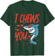 Kids I Chews You Shark Kids Valentines Day Toddler Baby Boys T-Shirt - T-Shirt | Forest