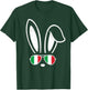Bunny Ears Sunglasses Funny Easter 2025 Italy Flag Italian T-Shirt - T-Shirt | Forest
