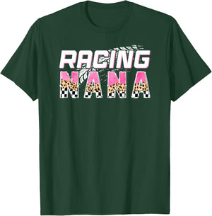 Racing Nana Leopard Race Nana Of A Racer Nana T-Shirt - T-Shirt | Forest