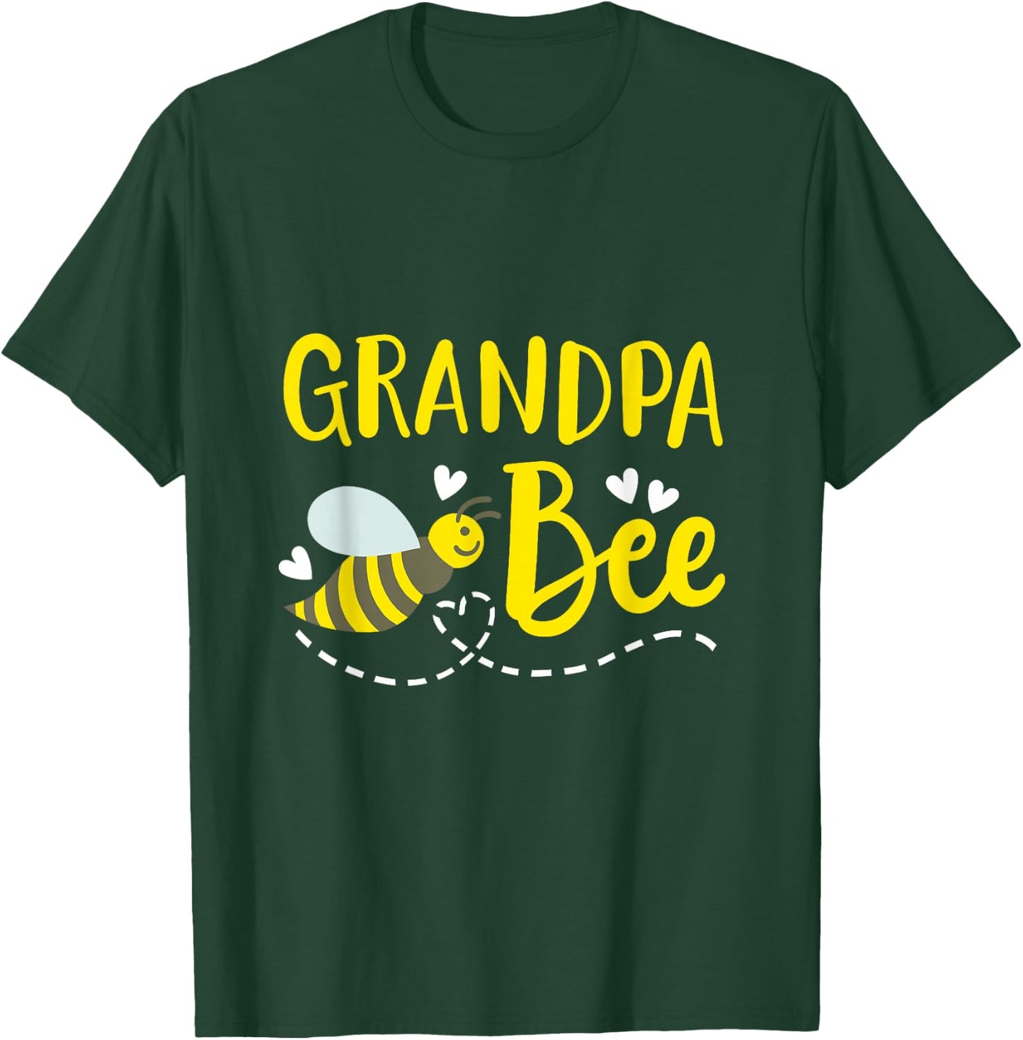 Grandpa Bee Cute Beekeeping Birthday Party Matching Family T-Shirt - T-Shirt | Forest