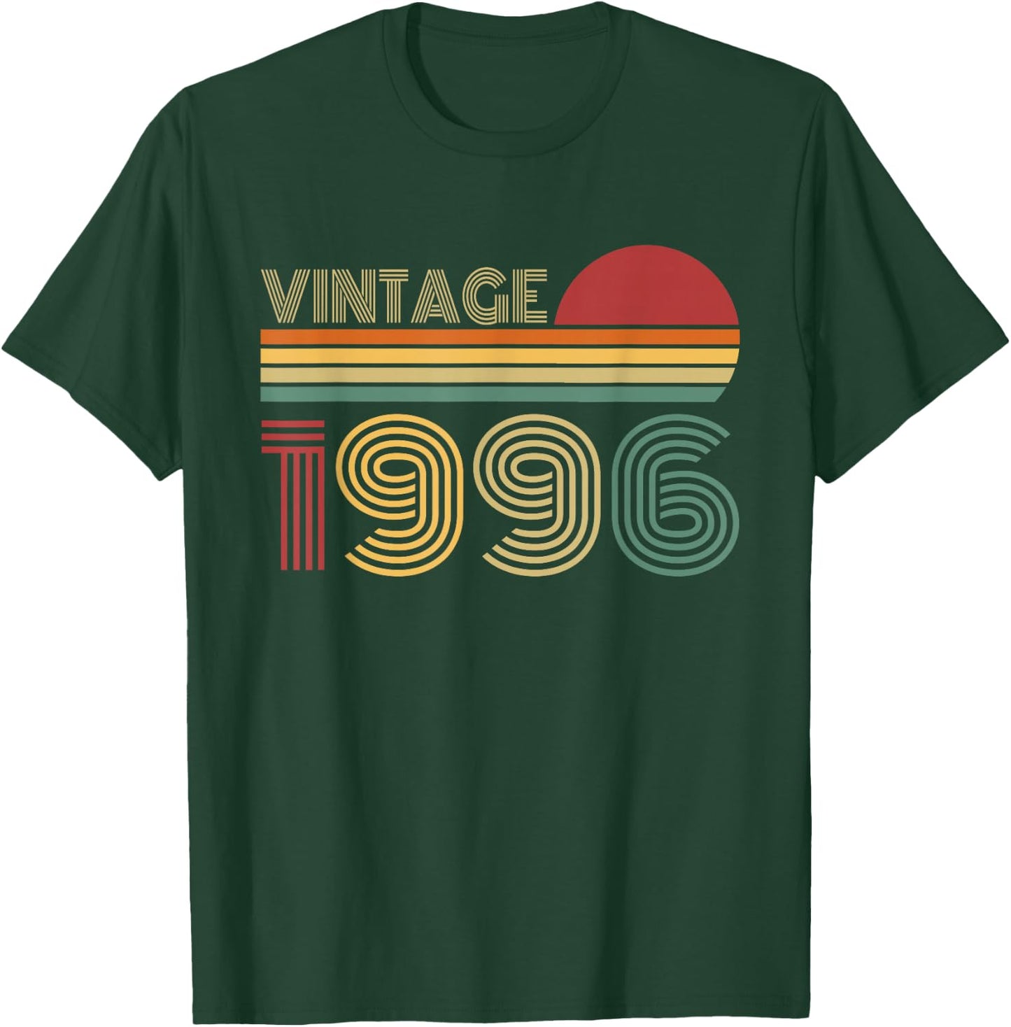 30 Ans Anniversaire Cadeau Rétro Vintage 1996 Hommes Femmes T-Shirt - T-Shirt | Forest