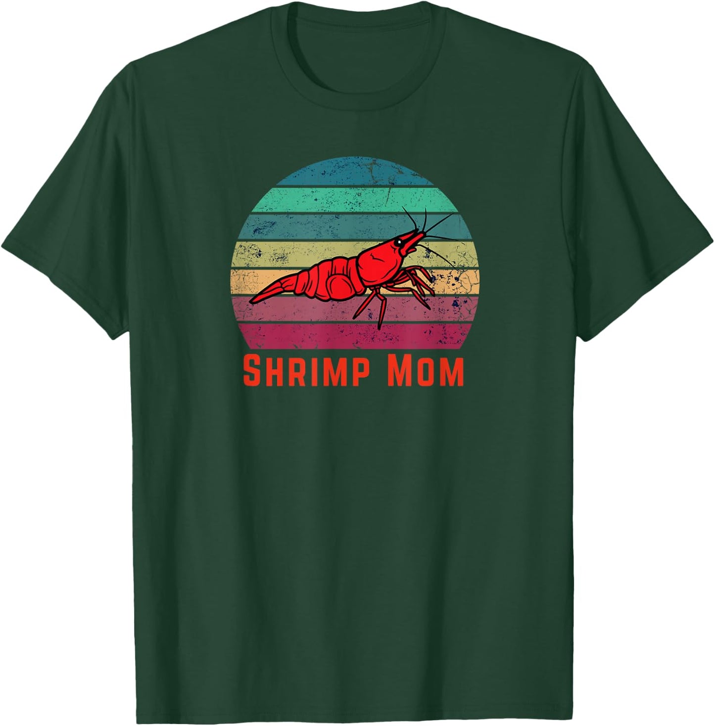 Aquarium Shrimp Mom Cherry Shrimp Lover Neocaridina T-Shirt - T-Shirt | Forest