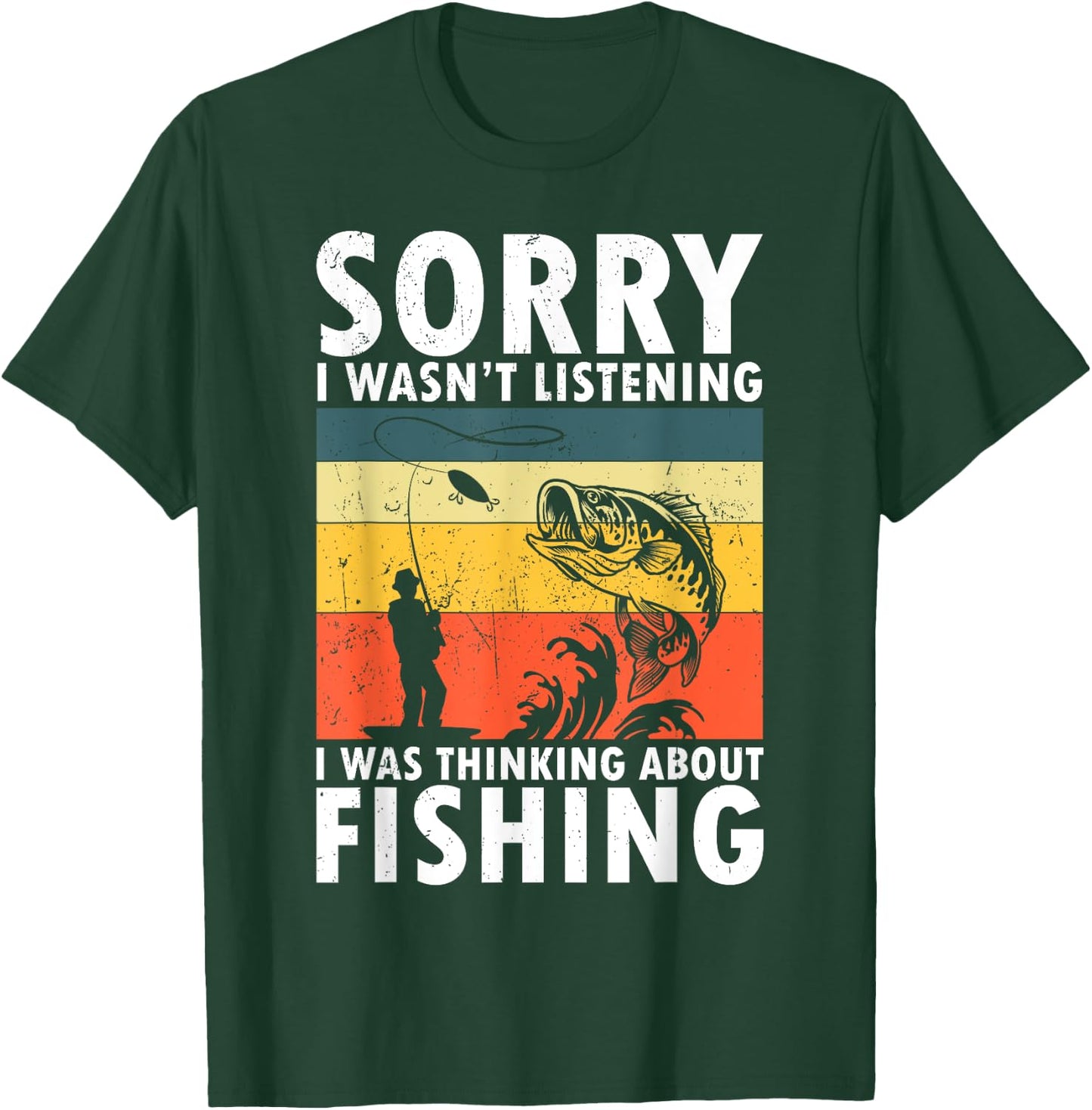 Funny Fishing Design Women Fisherman Fishing Lover T-Shirt - T-Shirt | Forest
