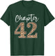 Chapter 42 Leopard For 42nd Birthday Men and Women T-Shirt - T-Shirt | Forest