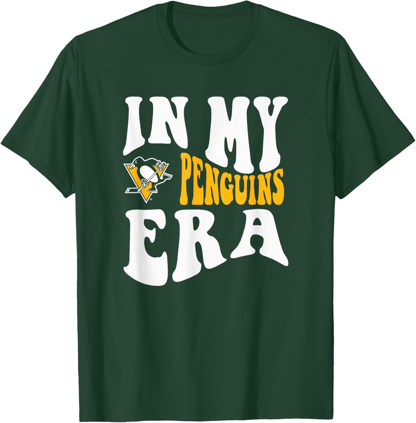 Pittsburgh Penguins Era Black Officially Licensed T-Shirt - T-Shirt | Forest