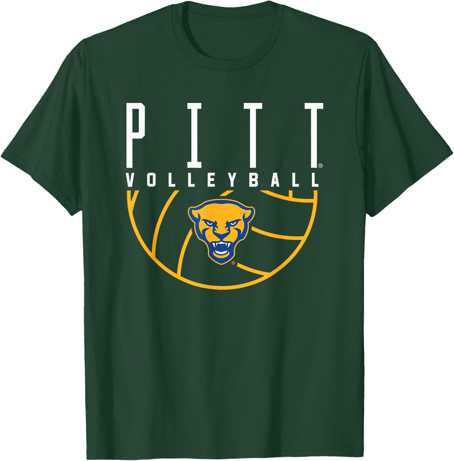 University of Pittsburgh Panthers Volleyball T-Shirt - T-Shirt | Forest