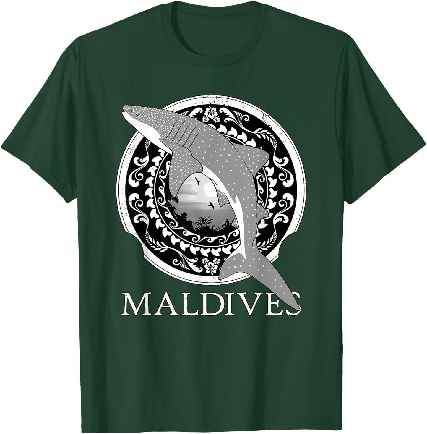 Walhai Republik der Malediven T-Shirt - T-Shirt | Forest