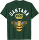 Santana Name Santana Birthday Gifts Queen Crown Bee Santana T-Shirt - T-Shirt | Forest