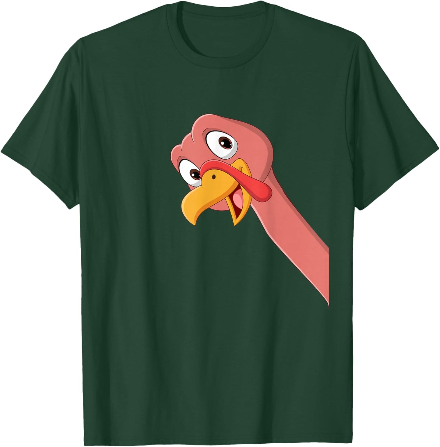 Turkey Thanksgiving Day Men Women Boys Girls Funny Turkey T-Shirt - T-Shirt | Forest