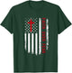 Faith Over Fear American Pride Patriotic Flag Christian Women Kids Men T-Shirt - T-Shirt | Forest