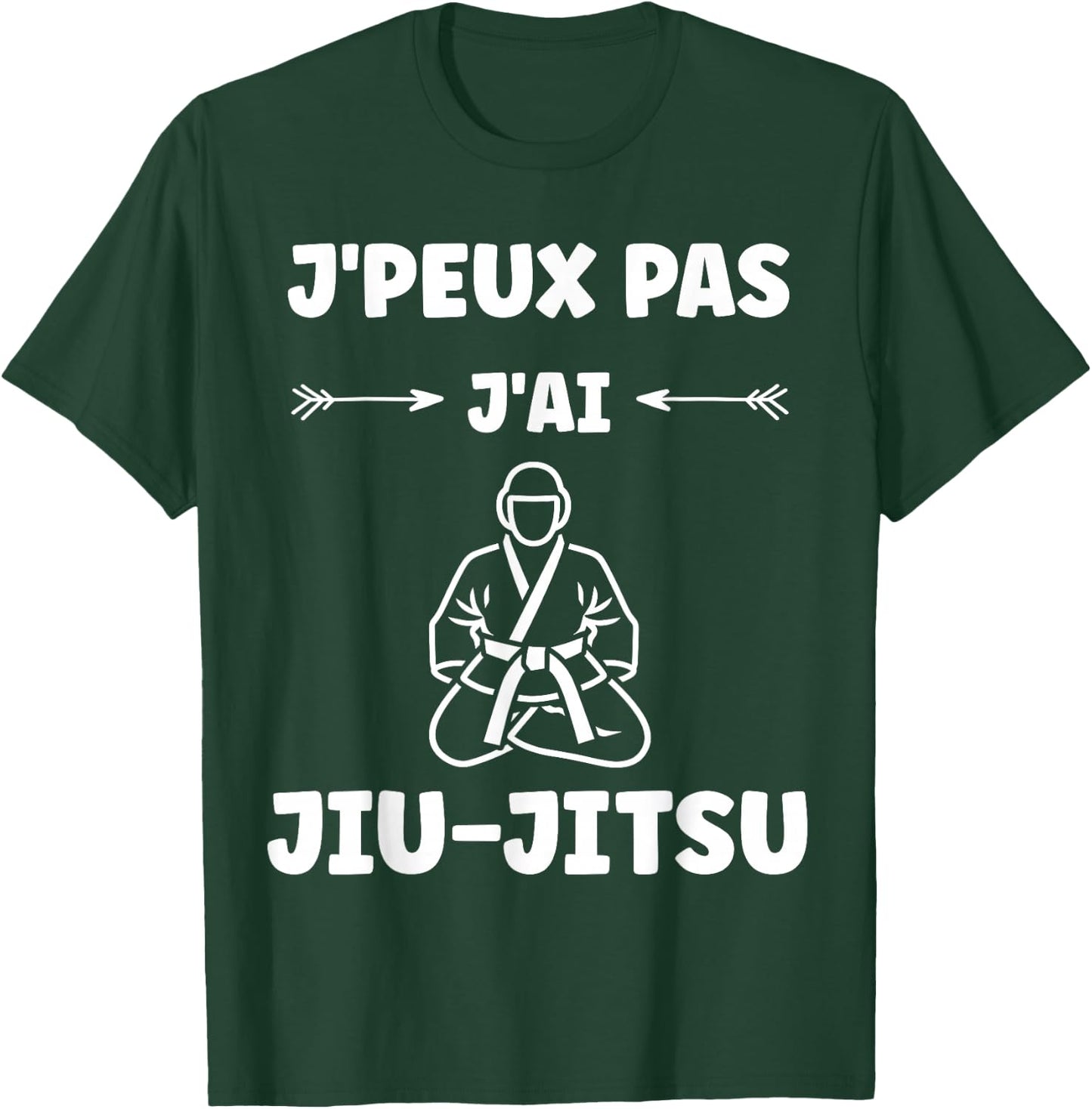 I Can't I Have Jiu Jitsu Japanese Sport Humor Jiu Jitsu T-Shirt - T-Shirt | Forest